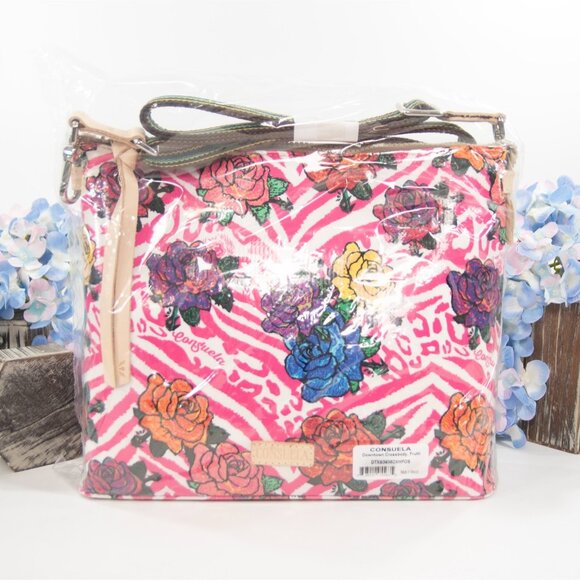 Consuela Frutti Floral Downtown Crossbody Bag NWT - Picture 8 of 8